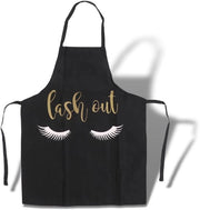 Schort Verstelbaar per Wimpersalon - Schort per la Cucina - Schort per il Parrucchiere - Schort Lavabile - Materiale Polyester-Katoen Zitto - Schort da Lavoro