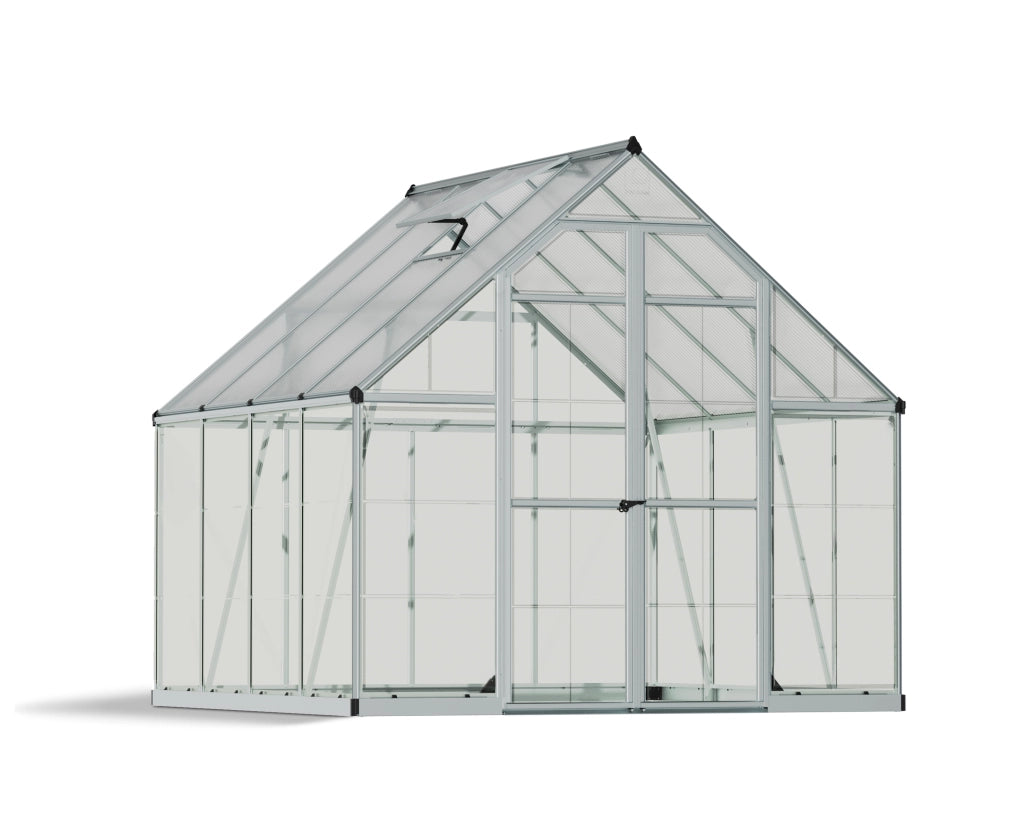 Serra Da Giardino in Policarbonato Balance Ibrida  247X244x229 cm Argento