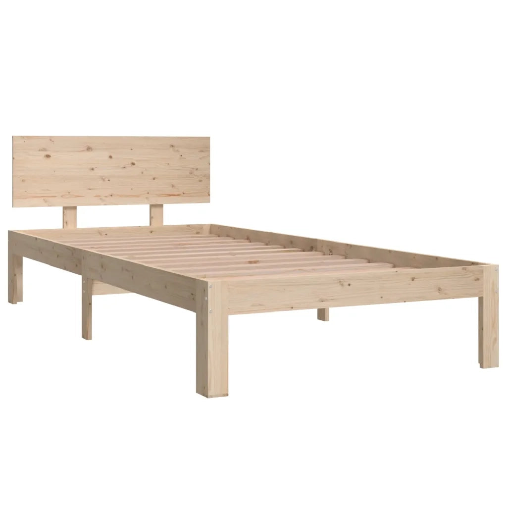 Giroletto-Struttura Letto in Legno Massello di Pino 90x200 cm 718524