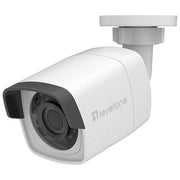 LevelOne FCS-5202 Telecamera di Sicurezza IP Bullet Interno Esterno 4 MP 2688x1520 PoE IP67 Visione Notturna 30 m colore Bianco