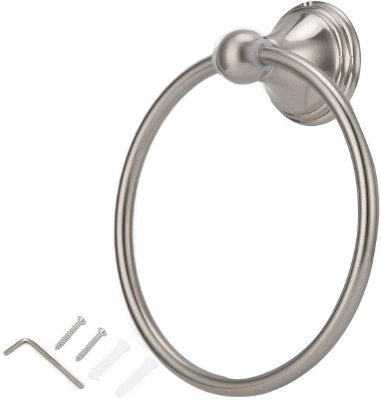 Manicotto per asciugamani in stile retro - Maniglione per asciugamani - Materiale in acciaio inossidabile - Design moderno - Resistente alla corrosione - Incluso: viti e tubo espandibile - Supporto per asciugamani