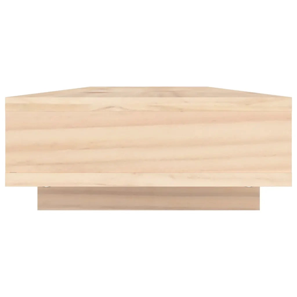 Supporto per Monitor 100x27x14 cm in Legno Massello di Pino 814004