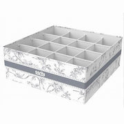Trade Shop - Organizer Per Armadio 16 Scomparti Scatola Salvaspazio 32x32x12cm Fantasia 87332 -