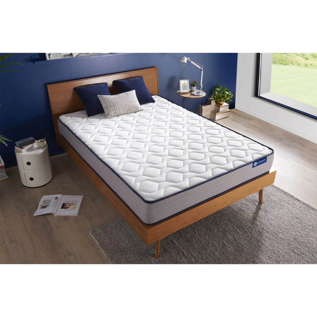 Materasso matrimoniale Actiflex form 200x200cm - Spessore : 22cm - Molle insacchettate e memory foam - Rigido