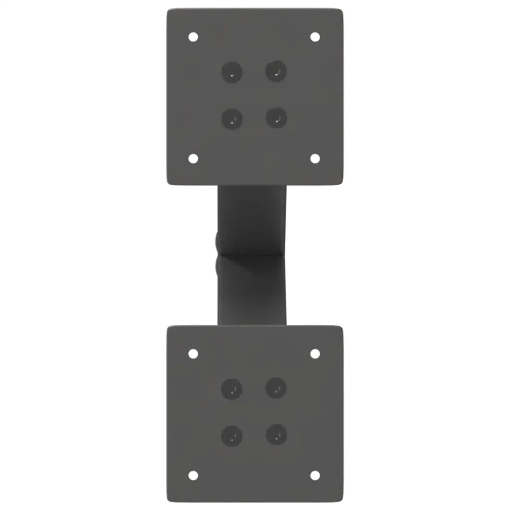 Gambe per Tavolino da CaffÃ¨ a Forma di X 2 pz Antracite 28x(42-43) cm Acciaio