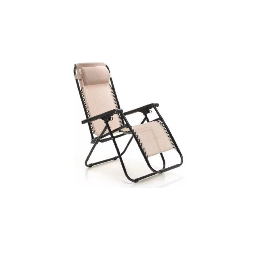 SDRAIO DA GIARDINO RELAX PIEGHEVOLE MULTIPOSIZIONE TORTORA SPRING 66X100X107 CM