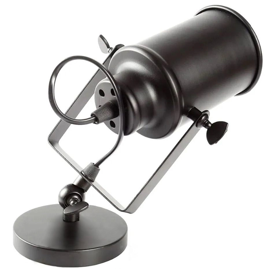 Riflettore Lampada Mobile Spot Da Soffitto Di Parete Nero E27 APP486-1C