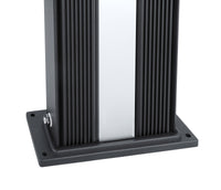 Doccia Solare Ibrida da Giardino 40L Miscelatore e Doccetta Lavapiedi Antracite/Alluminio