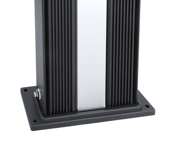 Doccia Solare Ibrida da Giardino 40L Miscelatore e Doccetta Lavapiedi Antracite/Alluminio