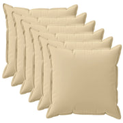 Federa 6 pcs HOUTEN Beige 35 x 35 cm Poliestere 916510