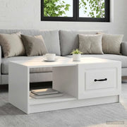 Tavolino da salotto Bianco 90 x 50 x 37 cm Legno ingegnerizzato 895875