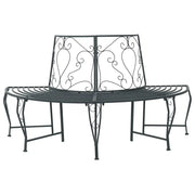 Panchina per Alberi 4-Numero di posti 160 x 80 x 89 cm Acciaio 42029530