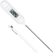 Termometro per carne con display LCD - lunga sonda - lettura diretta - per cucina - carne - olio - latte - vino - BBQ - acqua calda