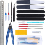 Kit di costruzione per hobby 18 pezzi per modellismo - per riparazione e assemblaggio di modelli base
