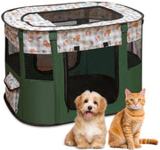 Recinzione Portatile per Animali da Compagnia - Recinzione Opaca per Cani e Gatti - Dimensioni 70 x 55 x 40 cm