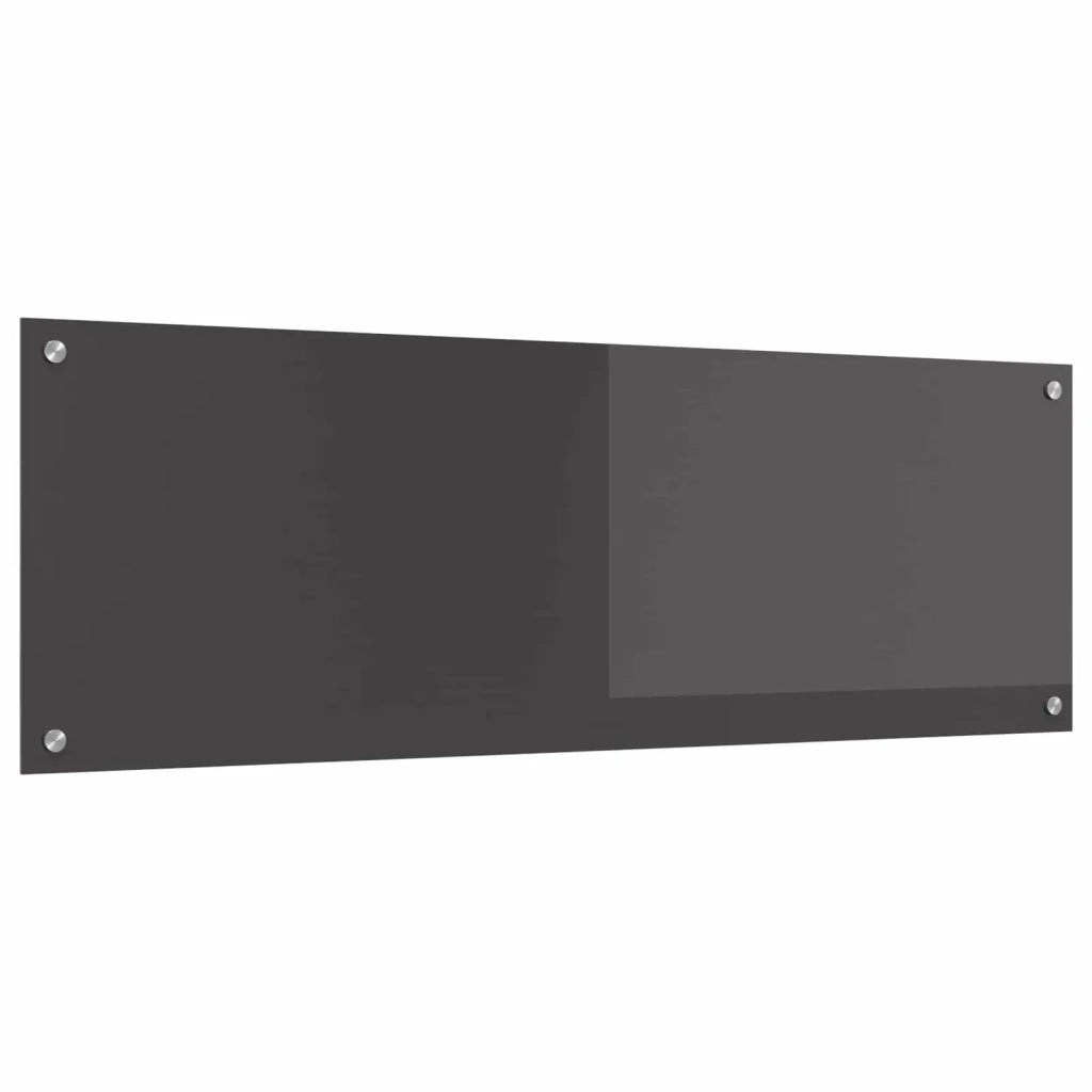 Schienale da cucina Grigio scuro 120 x 40 cm vetro temperato 42001313