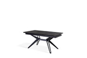 Tavolo Allungabile 160/240x90x76 cm in Ceramica Match 3  Nero Opaco