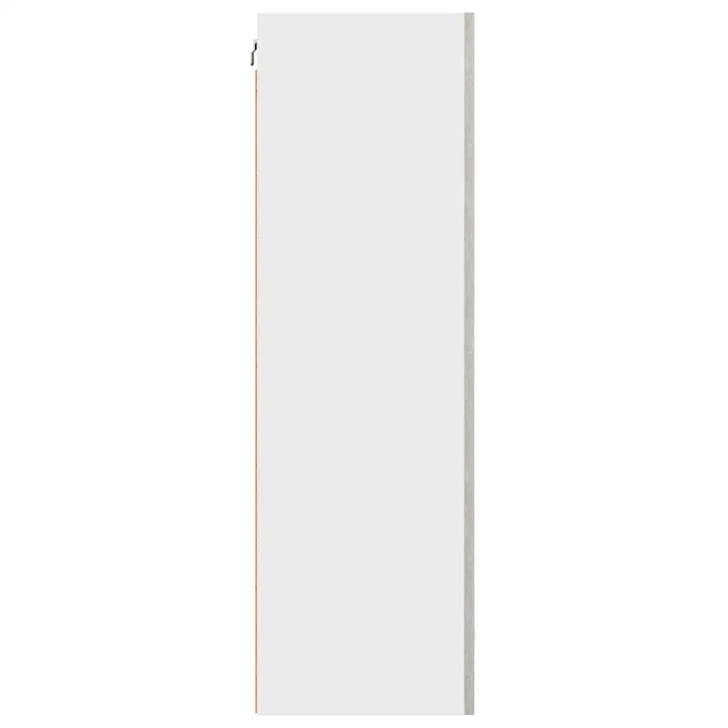 Armadio pensile Grigio Cemento e Bianco 50 x 31 x 100 cm 884349
