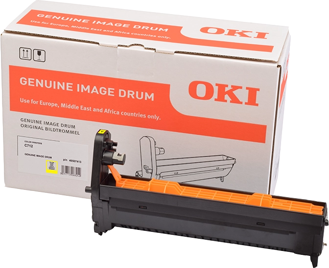 ORIGINAL OKI Tamburo giallo 46507413 C712 ~30000 Seiten