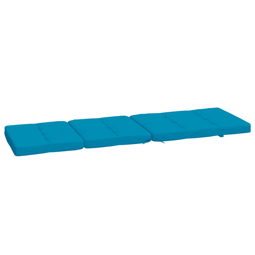 Cuscini per Sedia a Sdraio 2 pz Blu Chiaro in Tessuto Oxford 361988