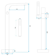Rubinetto Indipendente Rea Clark Chrome