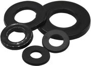 Packing Plastica Nylon 50 Unità - Tolleranza di Passaggio - Resistenza a Temperatura Elevata - Corrosione Resistente - Packing Plastici Flattati - Materiale PA66/Plastica - Tolleranza di Passaggio con Fori