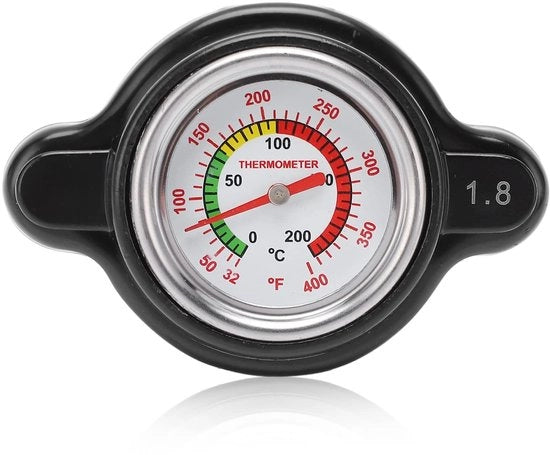 Termometro a Raggi infrarossi con Doppio Dito per Pressione 1,8 Bar - Misuratore di Temperatura - Sostituzione - Alta Precisione - Durata - Affidabilità - Dito per Liquido Refrigerante