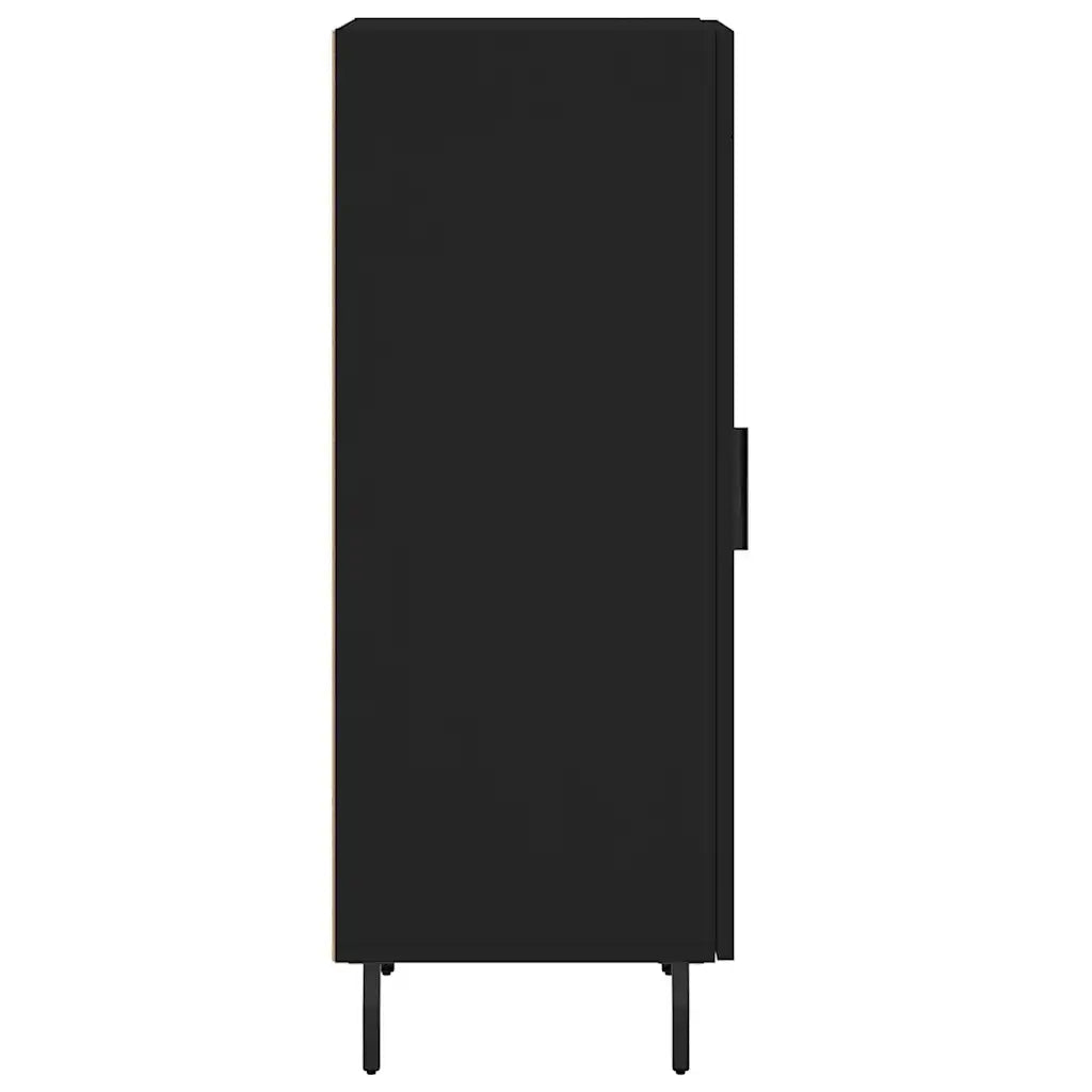 Credenza | Madia | Buffet da pranzo | Armadio da pranzo Nero 34,5x34x90 cm in Legno Multistrato