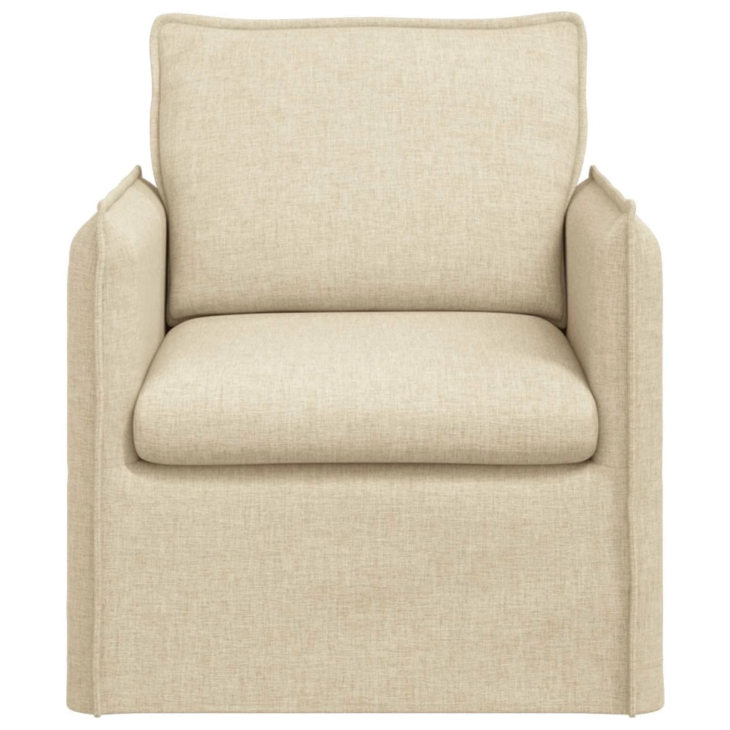 Divano Crema 75 x 82 x 85 cm Tessuto