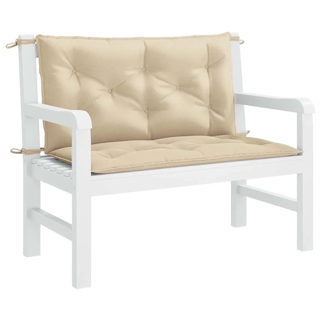 Cuscino per Panca Beige 100x(50+50)x7cm in Tessuto Oxford 314995