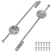 Cerniera a barra di trascinamento 2 pz Argento 190 mm Ferro CFW4966554