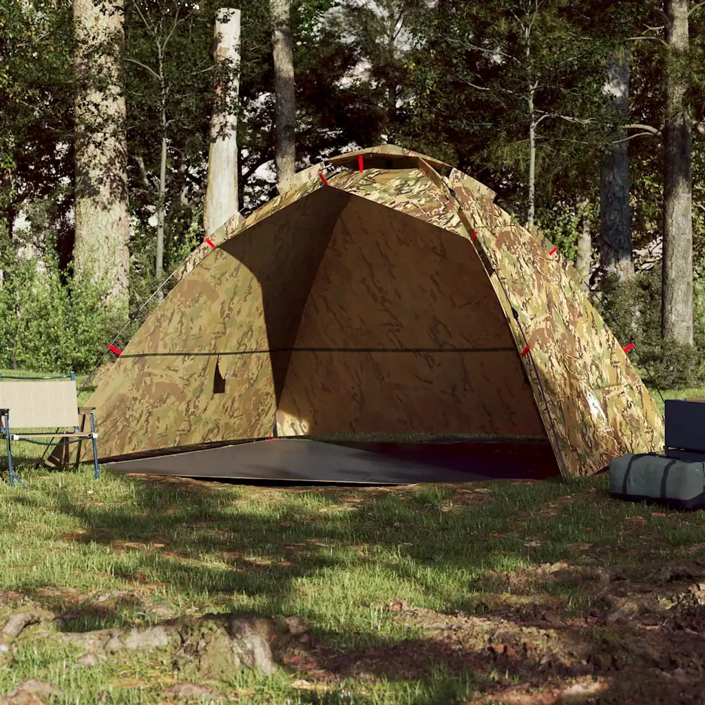Tenda da Pesca 4 Persone-Tenda da campeggio Mimetica a Rilascio Rapido 454959
