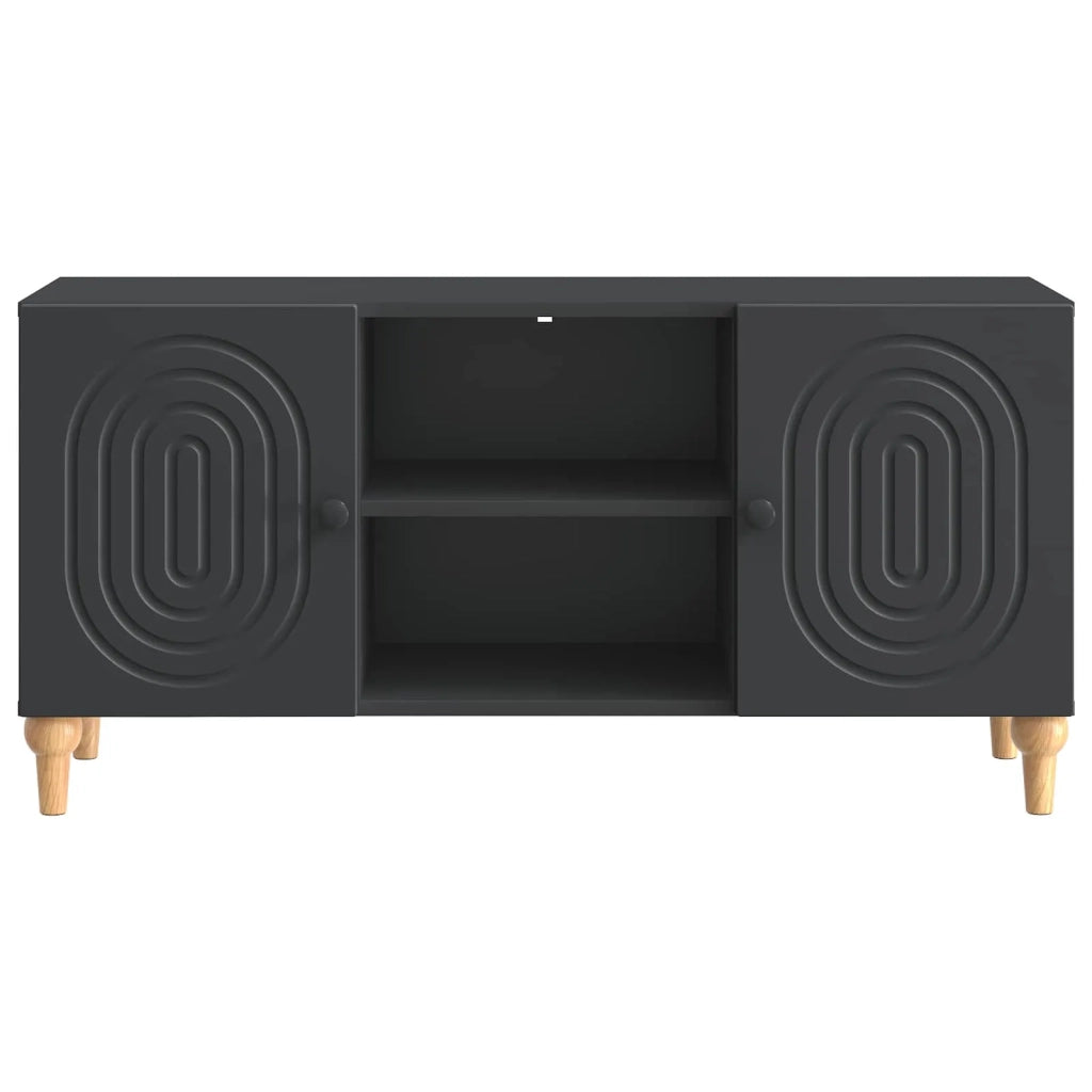 Mobile TV Nero 102 x 34,5 x 50 cm Legno ingegnerizzato