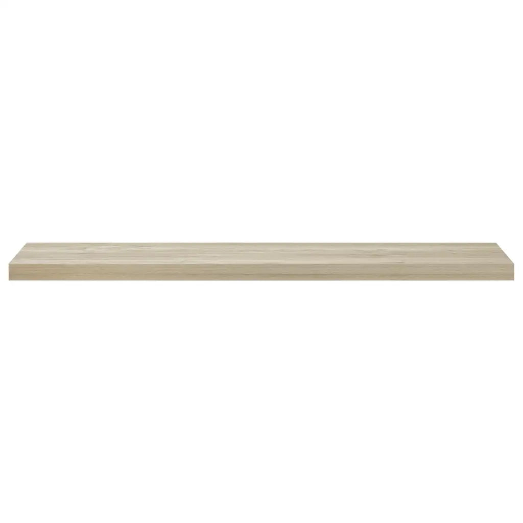Scaffali a Parete 2 pz Rovere 120x23,5x3,8 cm in MDF cod mxl 33585
