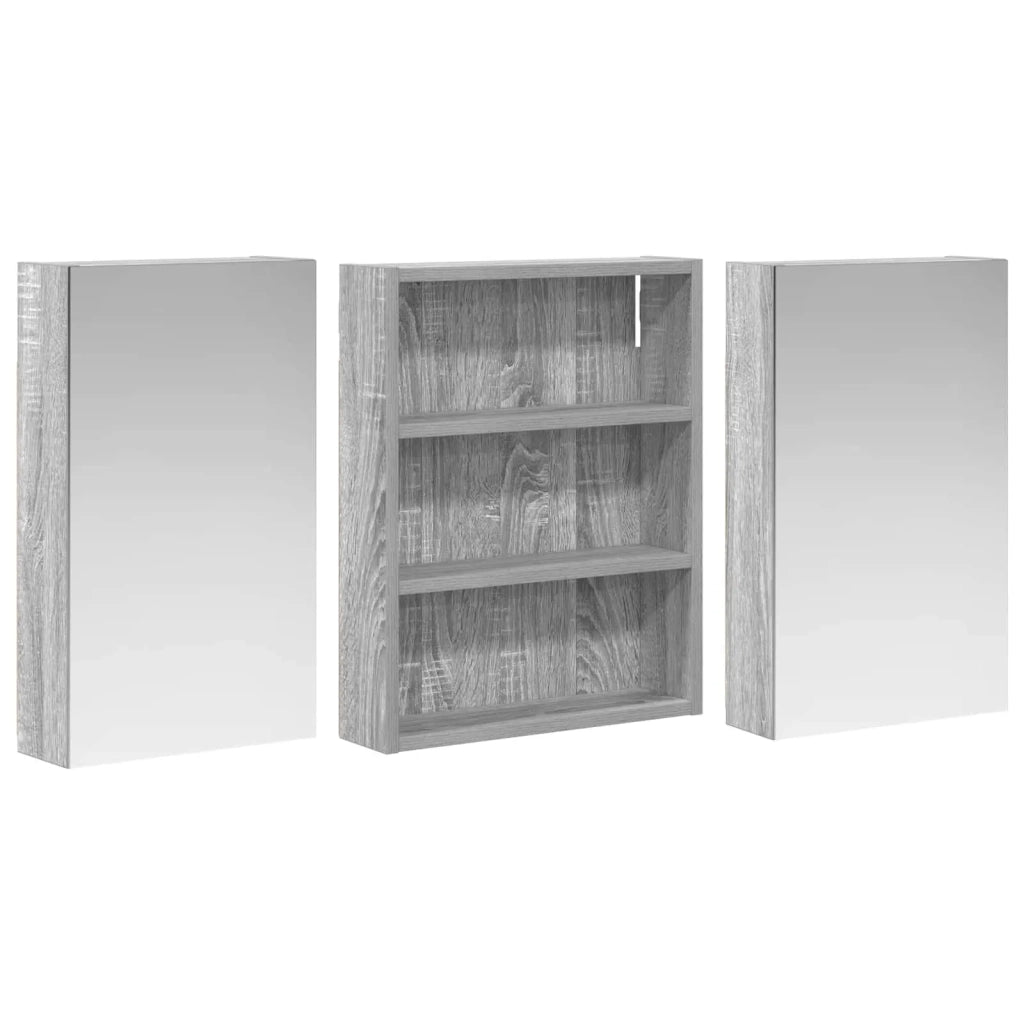 Set di Armadi da Bagno con lo scaffale 3 pcs 100 x 10,5 x 50 cm 3403685