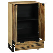 Credenza | Highboard Marrone 60 x 33 x 100 cm legno massello di mango