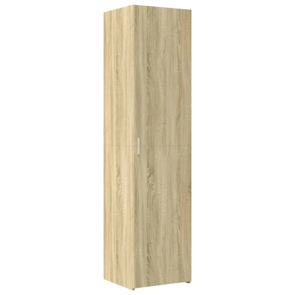 Buffet credenza cassettiera armadio mobile contenitore organizer cucina soggiorno salotto rovere Sonoma alto 50 x 42,5 x 185 cm legno ingegnerizzato marrone 02_0034071