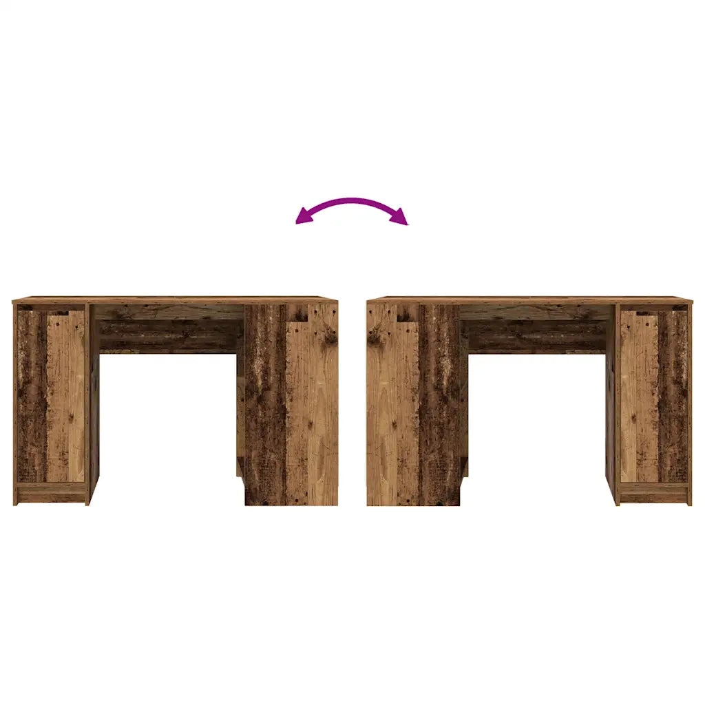 Scrivania Legno Antico 120x42x76 cm in Legno Multistrato 861821