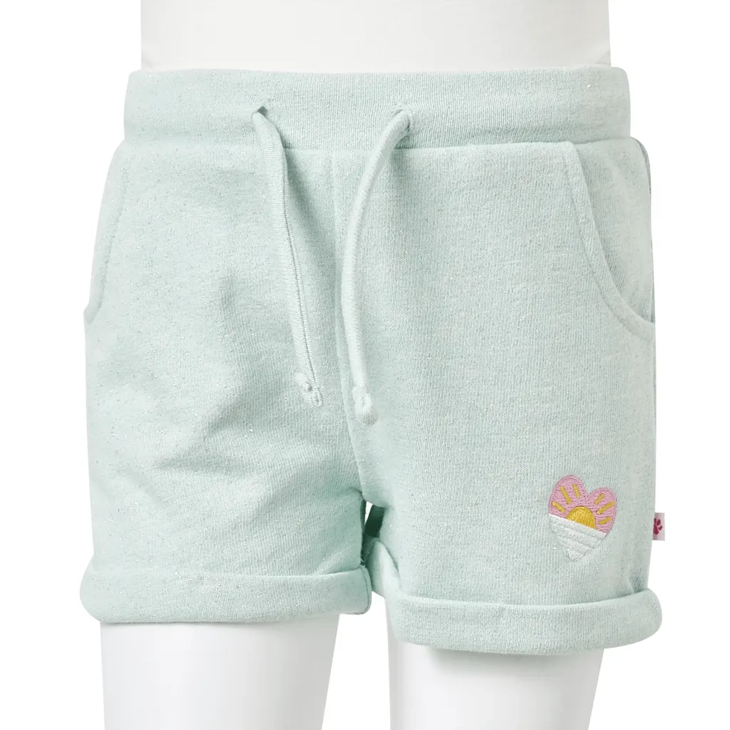 Pantaloncini per Bambini con Coulisse Menta Chiaro Misto 140 CFW8239363