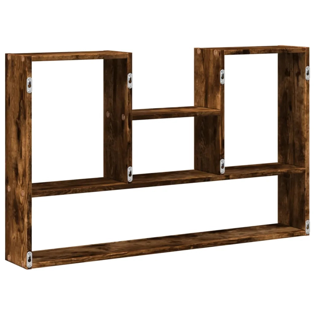Mensola a Muro | Mensola a parete Rovere Fumo 99x15x60 cm in Truciolato