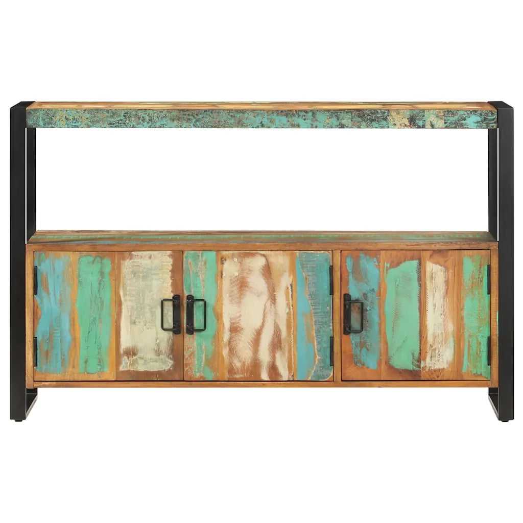 Credenza 120x30x75 cm in Legno Massello di Recupero  cod mxl 7119