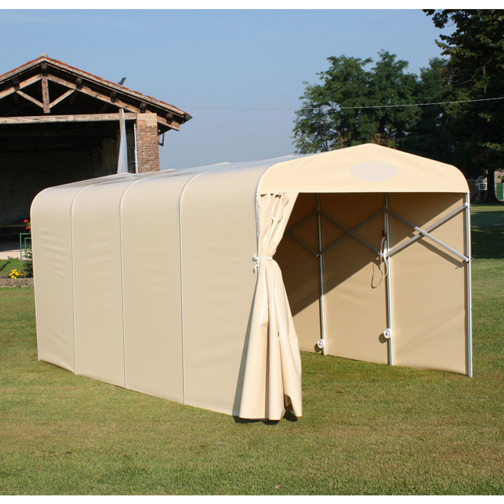 Box Tunnel Base 515x280xh230 cm Copertura in PVC per Auto Maddi Verde