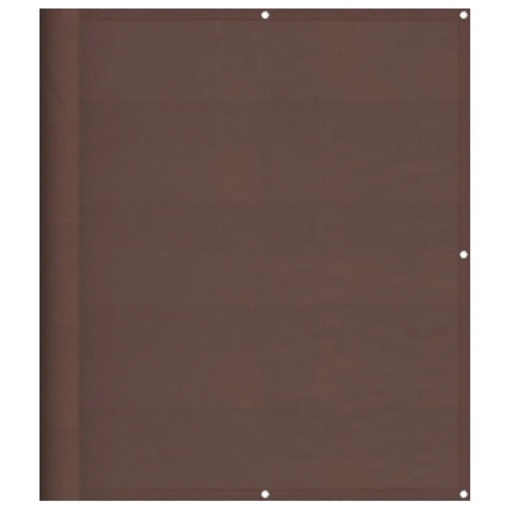 Paravento da Balcone Marrone 120x800 cm 100% Poliestere Oxford 4000397