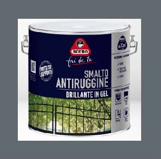 SMALTO ANTIRUGGINE GRIGIO SCURO 0,5LT - BOERO
