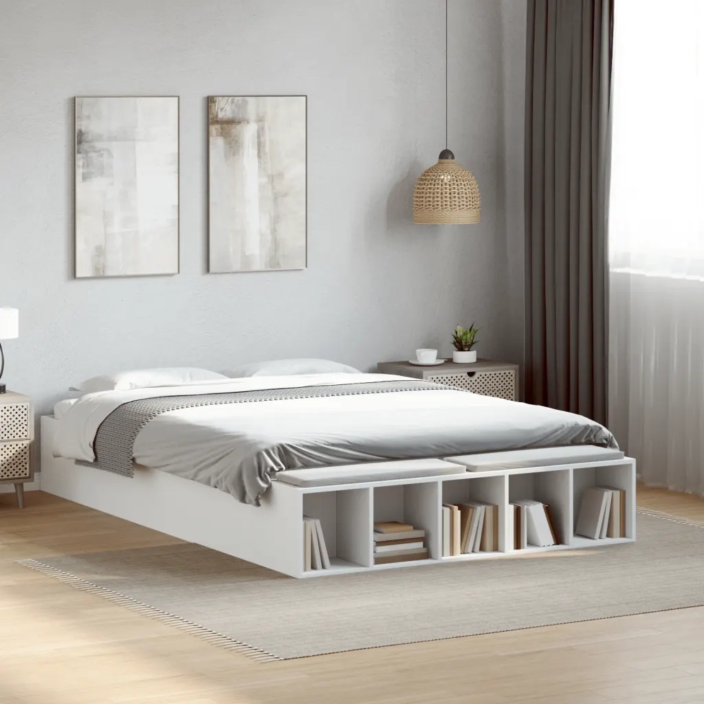 Giroletto Bianco 140x190 cm in Legno Multistrato 3280580
