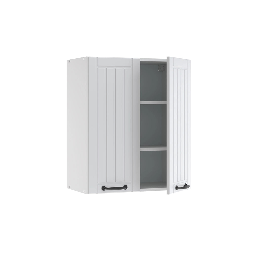 Vicco Pensile da cucina Bianco casa di campagna 60 cm