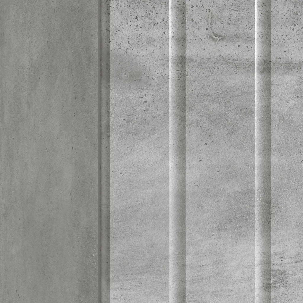 Armadio da Notte Grigio Cemento 43 x 34,5 x 52 cm