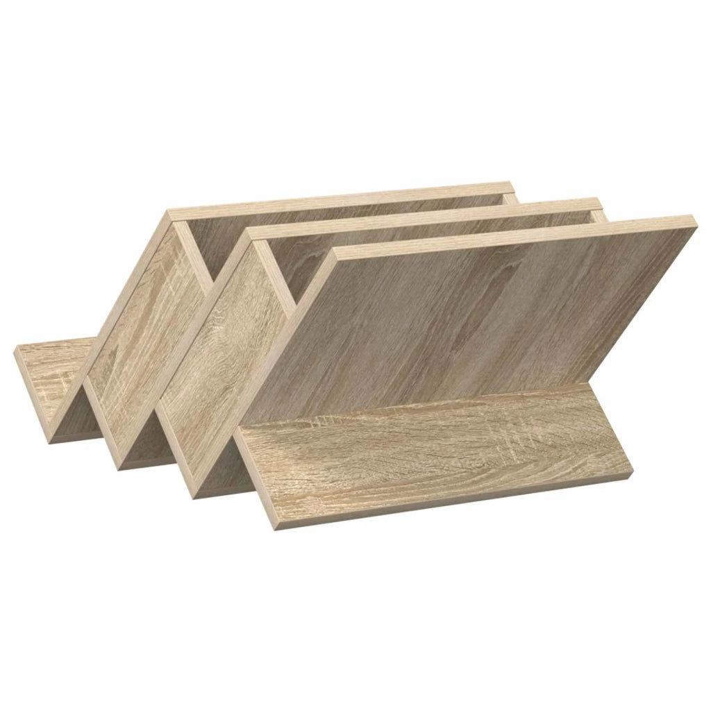 Scaffale per riviste Rovere Sonoma 53 x 40 x 28,5 cm 890874