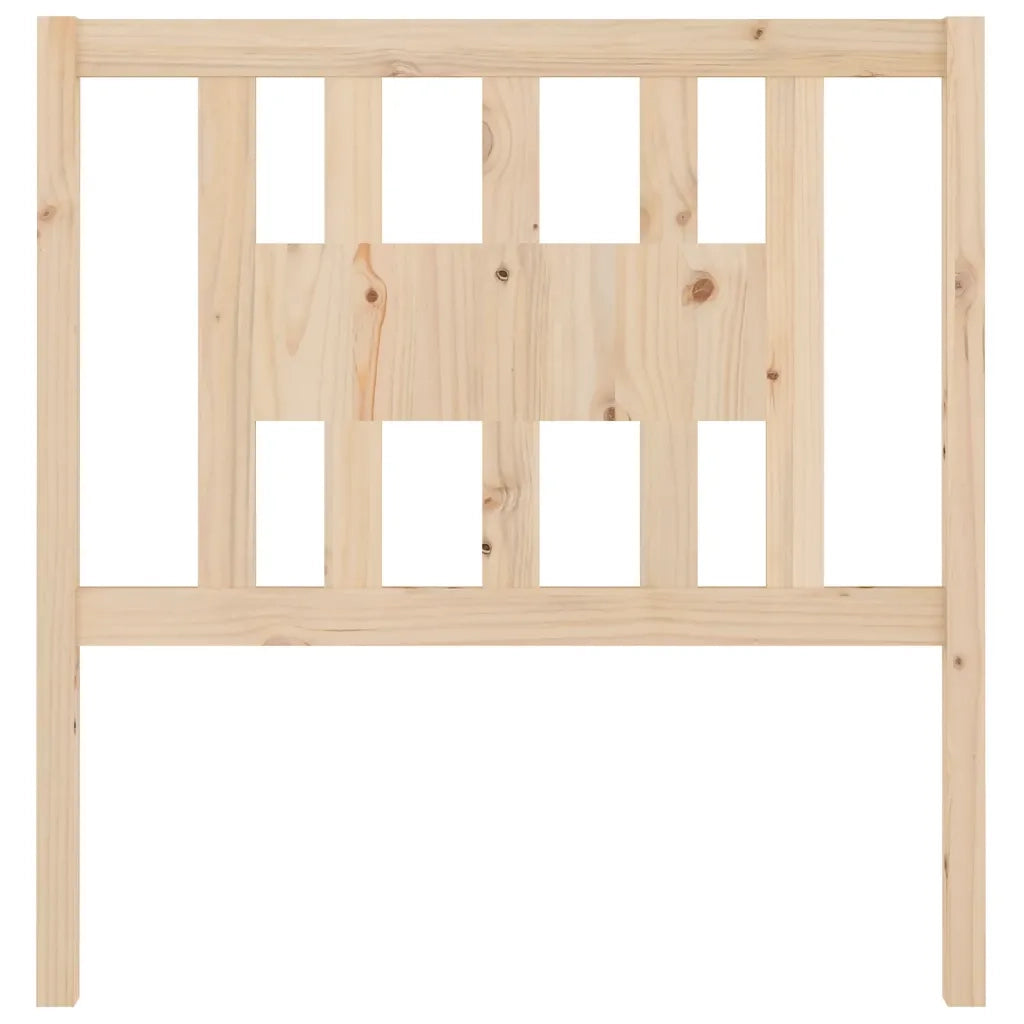 Testiera per Letto-Testata-Testiera Decorativa 96x4x100 cm in Legno Massello di Pino 666623