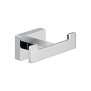 APPENDINO DOPPIO DA PARETE IN ACCIAIO INOX MODELLO ATENA - DIM.  CM (LXPXH): 8,8X4,5X3,5 -  CROMATO  - GDY